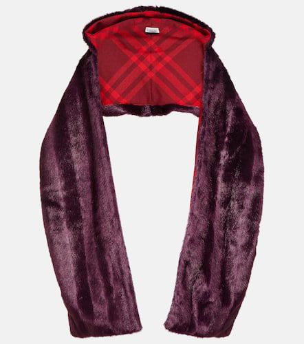 Burberry Faux fur scarf - Burberry - Modalova