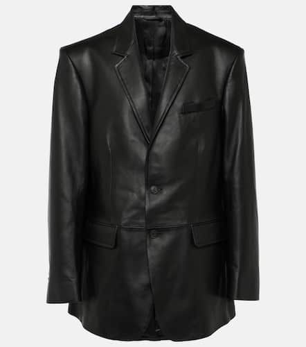 Oversized leather blazer - Wardrobe.NYC - Modalova