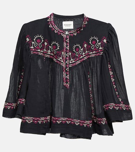 Juline embroidered cotton blouse - Marant Etoile - Modalova