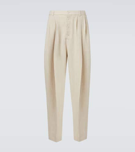 Fernando cotton and linen wide-leg pants - Jacquemus - Modalova