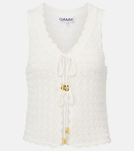 Ganni Top en crochet - Ganni - Modalova