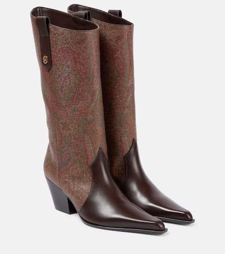 Botas altas con paisley en jacquard - Etro - Modalova