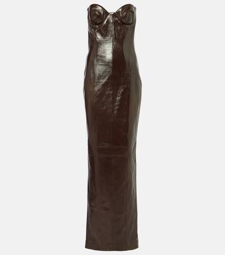 Rochelle leather bustier gown - The New Arrivals Ilkyaz Ozel - Modalova