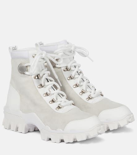 Botines Helis de piel y ante - Moncler - Modalova