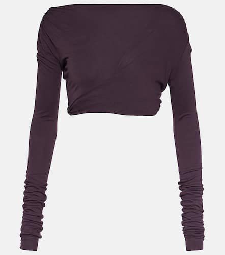 Lilies crop top de jersey - Rick Owens - Modalova