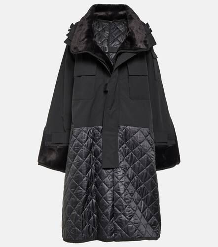Abrigo acolchado con borrego sintético - Junya Watanabe - Modalova