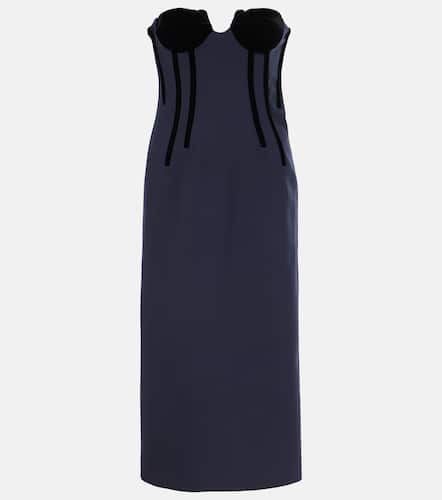 Anemone wool-blend bustier midi dress - Sportmax - Modalova