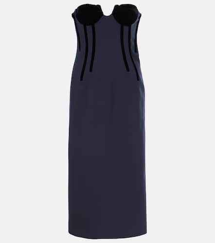 Anemone wool-blend bustier midi dress - Sportmax - Modalova