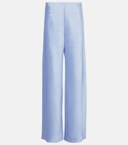 High-rise satin wide-leg pants - Vince - Modalova