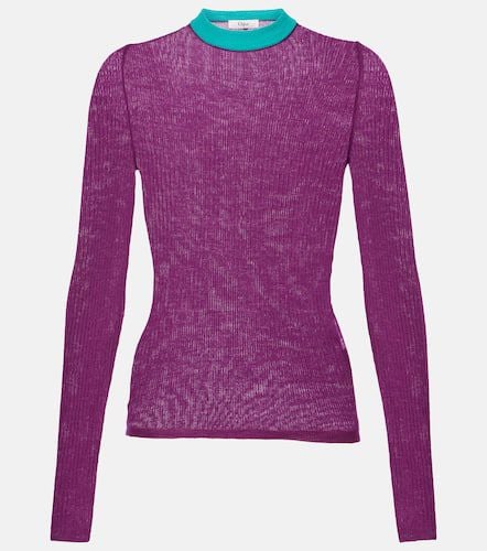 Chloé Pullover aus Rippstrick - Chloe - Modalova