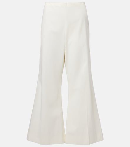Pantaloni flared Walter in cotone e seta - Khaite - Modalova