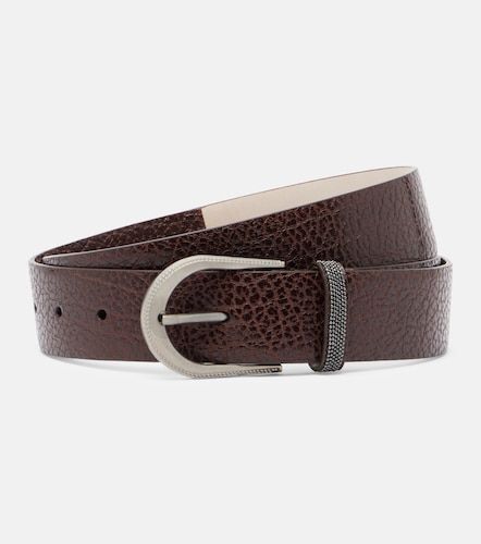 Monili leather belt - Brunello Cucinelli - Modalova