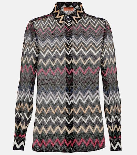 Missoni Blusa Zig Zag in lamé - Missoni - Modalova