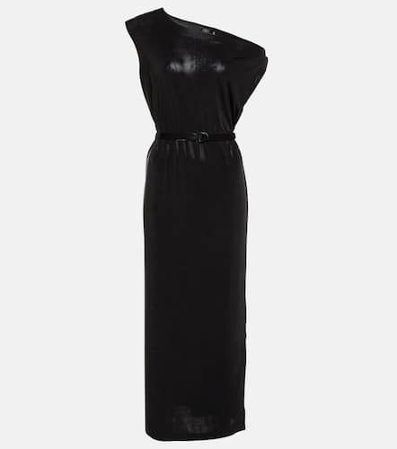 Draped lamé midi dress - Norma Kamali - Modalova