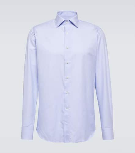 Camisa de popelín de algodón a rayas - Canali - Modalova