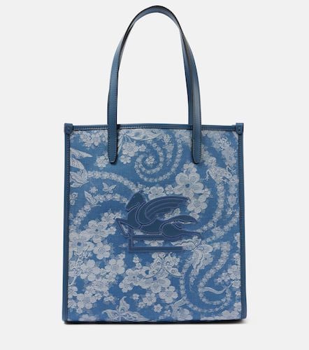 Love Trotter Medium jacquard denim shopper - Etro - Modalova