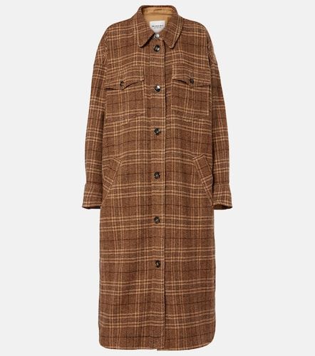 Gislene checked virgin wool coat - Marant Etoile - Modalova