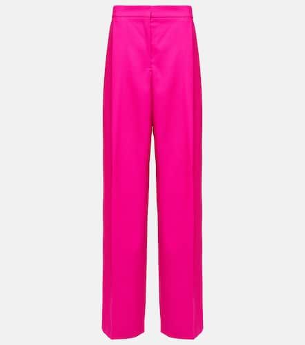 Pantalon en laine et mohair - Oscar de la Renta - Modalova