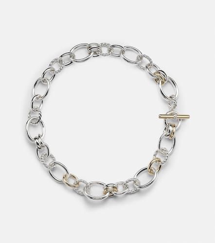 DY Mercerâ¢ sterling and 18kt gold chain necklace with diamonds - David Yurman - Modalova