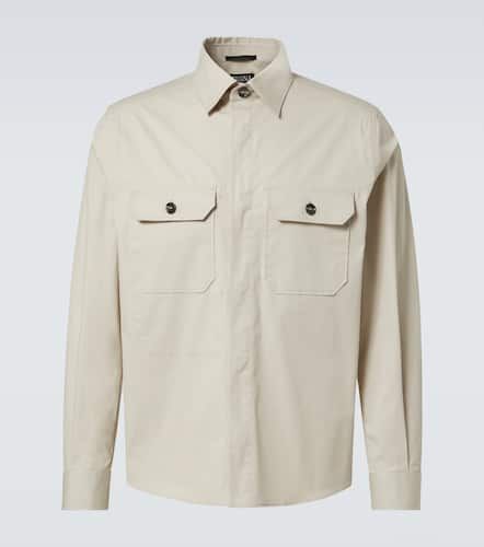 Zegna Cotton-blend overshirt - Zegna - Modalova