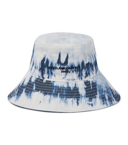 Cappello da pescatore tie-dye in denim - Stella McCartney - Modalova