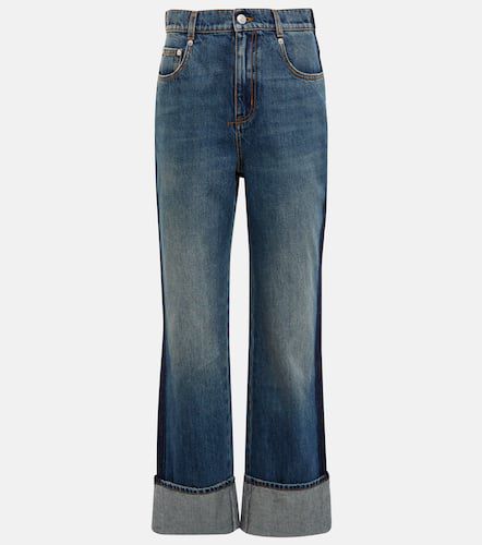 Jeans rectos de tiro alto - Alexander McQueen - Modalova