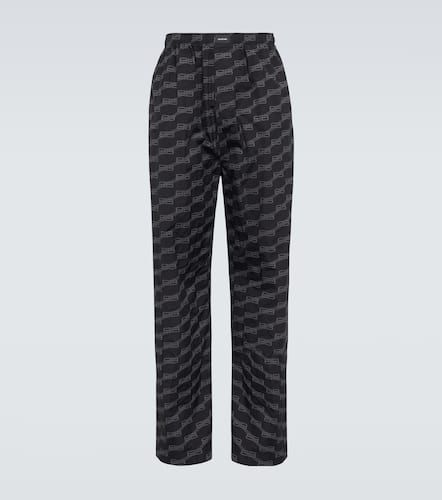 BB Signature cotton pajama pants - Balenciaga - Modalova