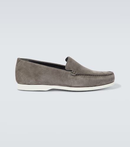 Manolo Blahnik Monaco suede loafers - Manolo Blahnik - Modalova