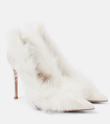 Pumps Jenny aus Lackleder mit Shearling - Gianvito Rossi - Modalova