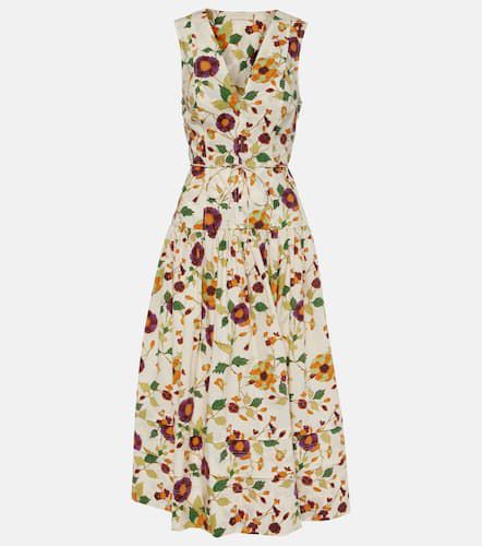 Kiran floral cotton midi dress - Ulla Johnson - Modalova