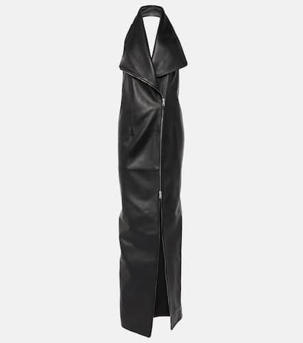 MÃ´not Halterneck leather gown - Monot - Modalova