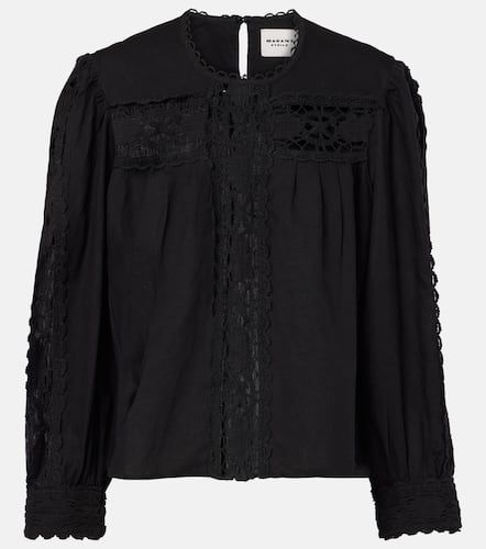 Blusa Valmira de lino y algodón bordada - Marant Etoile - Modalova