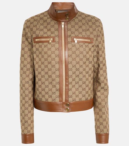 GG Supreme canvas bomber jacket - Gucci - Modalova