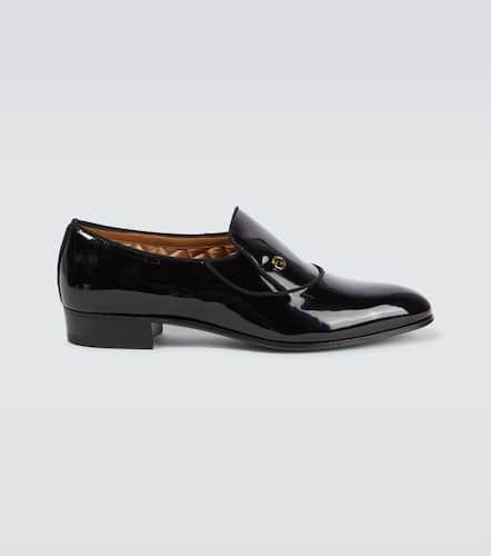 Horsebit patent leather loafers - Gucci - Modalova