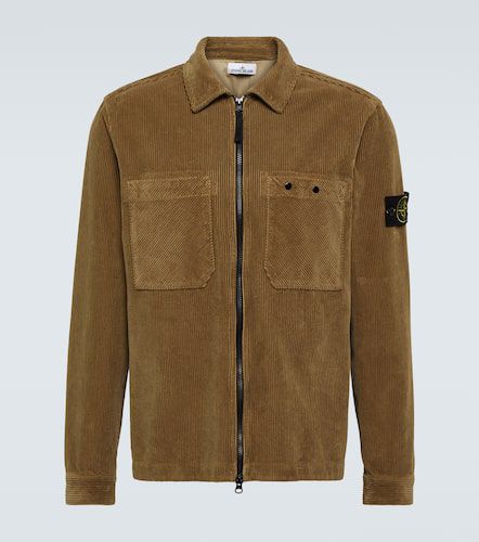 Compass cotton corduroy overshirt - Stone Island - Modalova