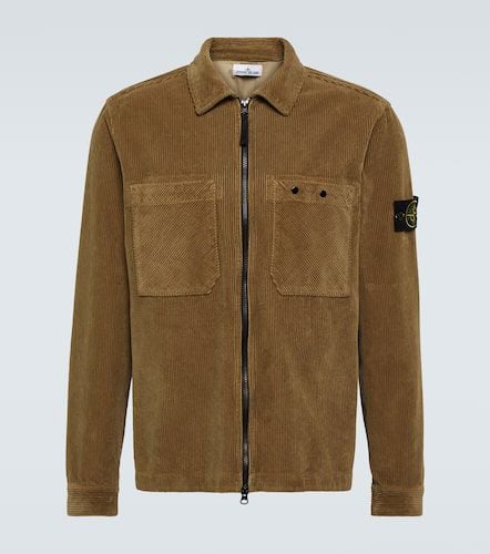 Sobrecamisa de pana de algodón - Stone Island - Modalova