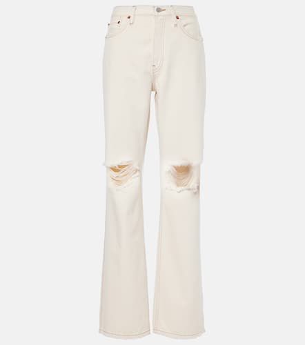 Relaxed Long distressed high-rise jeans - Re/Done - Modalova