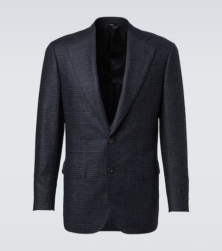 Checked wool and silk blazer - Thom Sweeney - Modalova