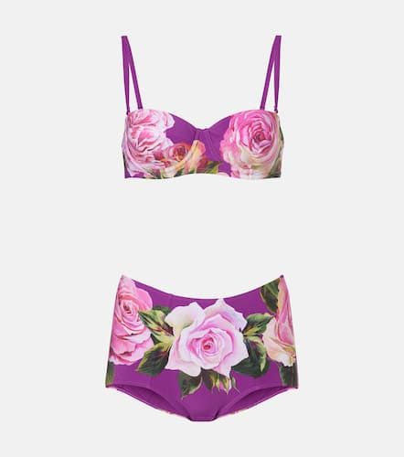 Dolce&Gabbana Bikini à fleurs - Dolce&Gabbana - Modalova
