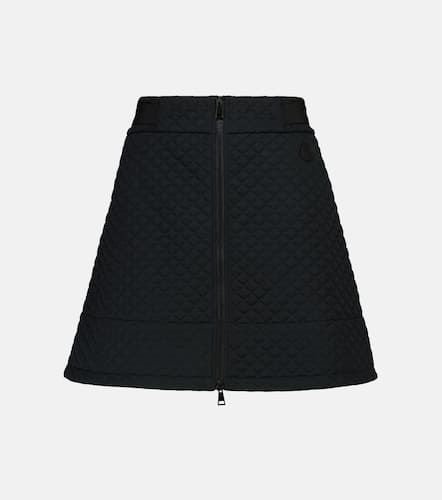 Minifalda acolchada de tiro alto - Moncler - Modalova