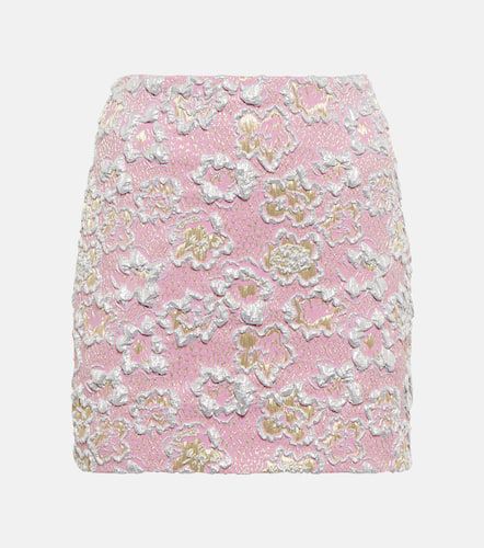 Miu Miu Floral brocade miniskirt - Miu Miu - Modalova