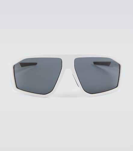 Linea Rossa gafas de sol angulares con logo - Prada - Modalova