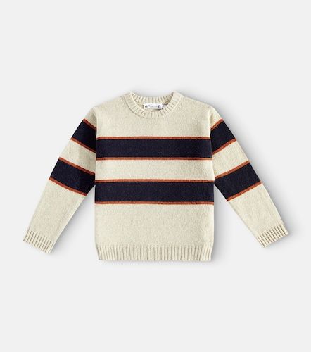 Pullover Branco in lana a righe - Bonpoint - Modalova
