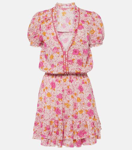 Vestido corto de algodón floral - Poupette St Barth - Modalova