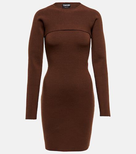 Tom Ford Vestido corto acanalado - Tom Ford - Modalova