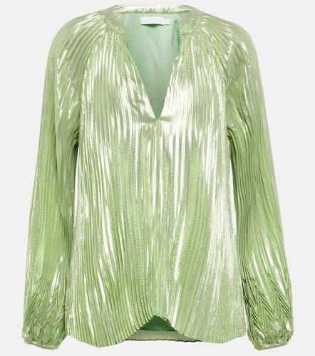 Char plissÃ© silk-blend blouse - Simkhai - Modalova