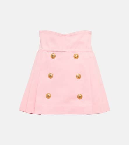 Balmain Minifalda de algodón - Balmain - Modalova