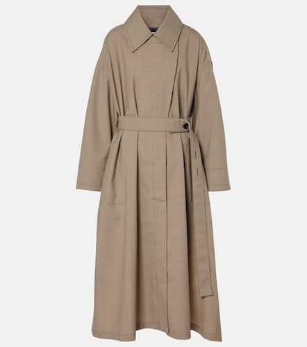 CO Checked wool-blend trench coat - CO - Modalova