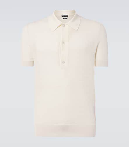 Tom Ford Cotton and silk polo shirt - Tom Ford - Modalova