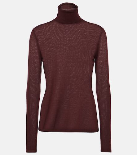 Cashmere and silk turtleneck sweater - Gabriela Hearst - Modalova